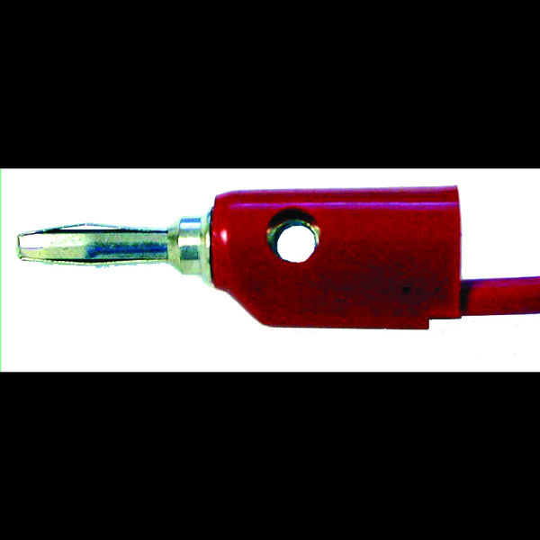 United Scientific Banana Plug Cord, 24", Red, Each WBP024-R